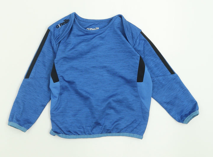 Oneill Boys Blue Polyester Pullover Casual Size 18-24 Months Crew Neck Pullover