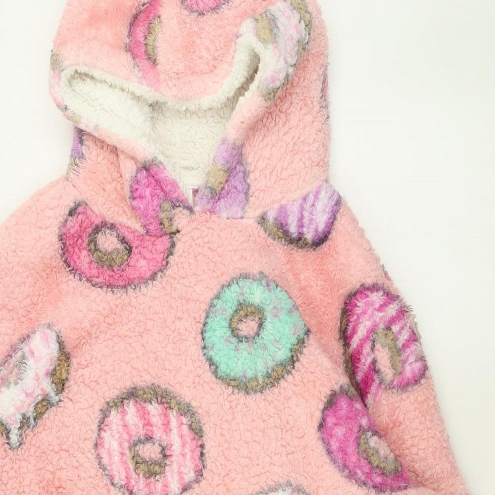 Primark Womens Pink Geometric Polyester Cami Pyjama Top Size XS   - hoodie pyjama top Doughnuts