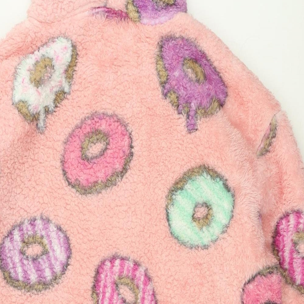 Primark Womens Pink Geometric Polyester Cami Pyjama Top Size XS   - hoodie pyjama top Doughnuts