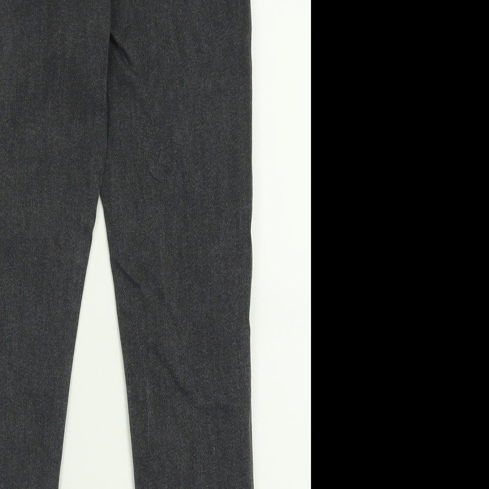 Legend Womens Black  Cotton Skinny Jeans Size 10 L28 in Regular Button