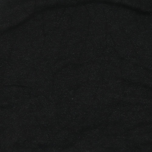 Debenhams Mens Black High Neck  Wool Pullover Jumper Size 4XL