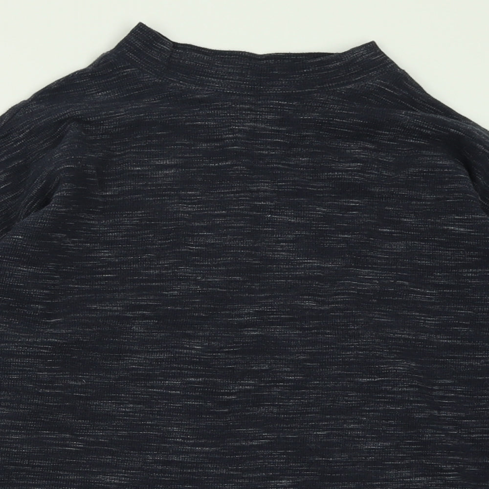 NEXT Womens Blue Crew Neck  Polyester Pullover Jumper Size 8