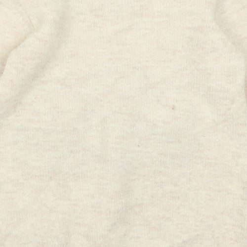 Primark Girls Pink  Acrylic Jumper Dress  Size 18-24 Months  Crew Neck Button - Hedgehog