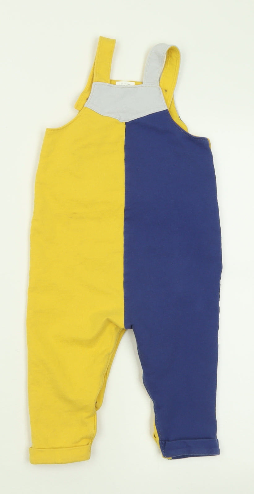 NEXT Boys Multicoloured  Cotton Dungaree One-Piece Size 18-24 Months  Button - Awesome