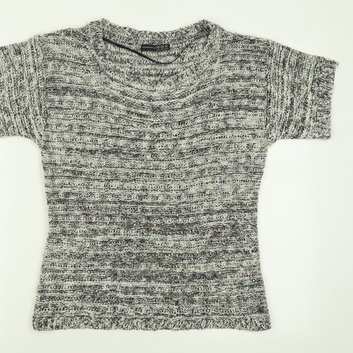 Atmosphere Womens Grey Crew Neck  Acrylic Pullover Jumper Size 10