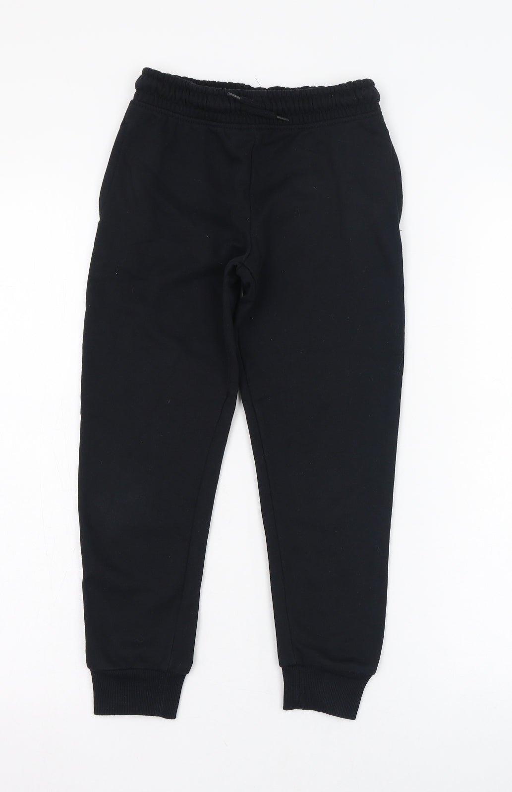 Dunnes Stores Boys Black  Cotton Jogger Trousers Size 8 Years  Regular