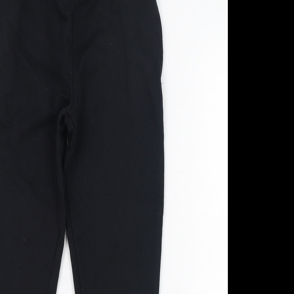 Dunnes Stores Boys Black  Cotton Jogger Trousers Size 8 Years  Regular