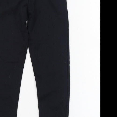Dunnes Stores Boys Black  Cotton Jogger Trousers Size 8 Years  Regular