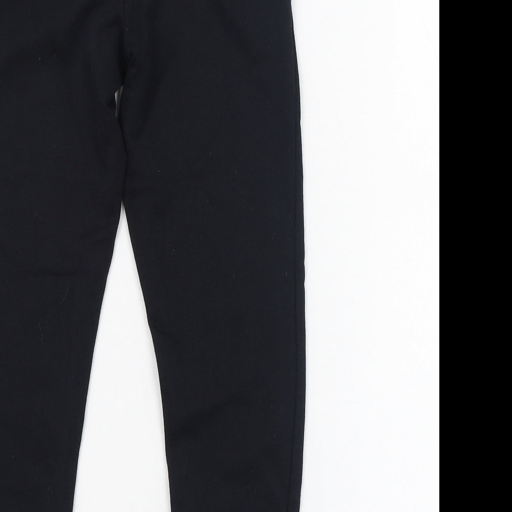 Dunnes Stores Boys Black  Cotton Jogger Trousers Size 8 Years  Regular