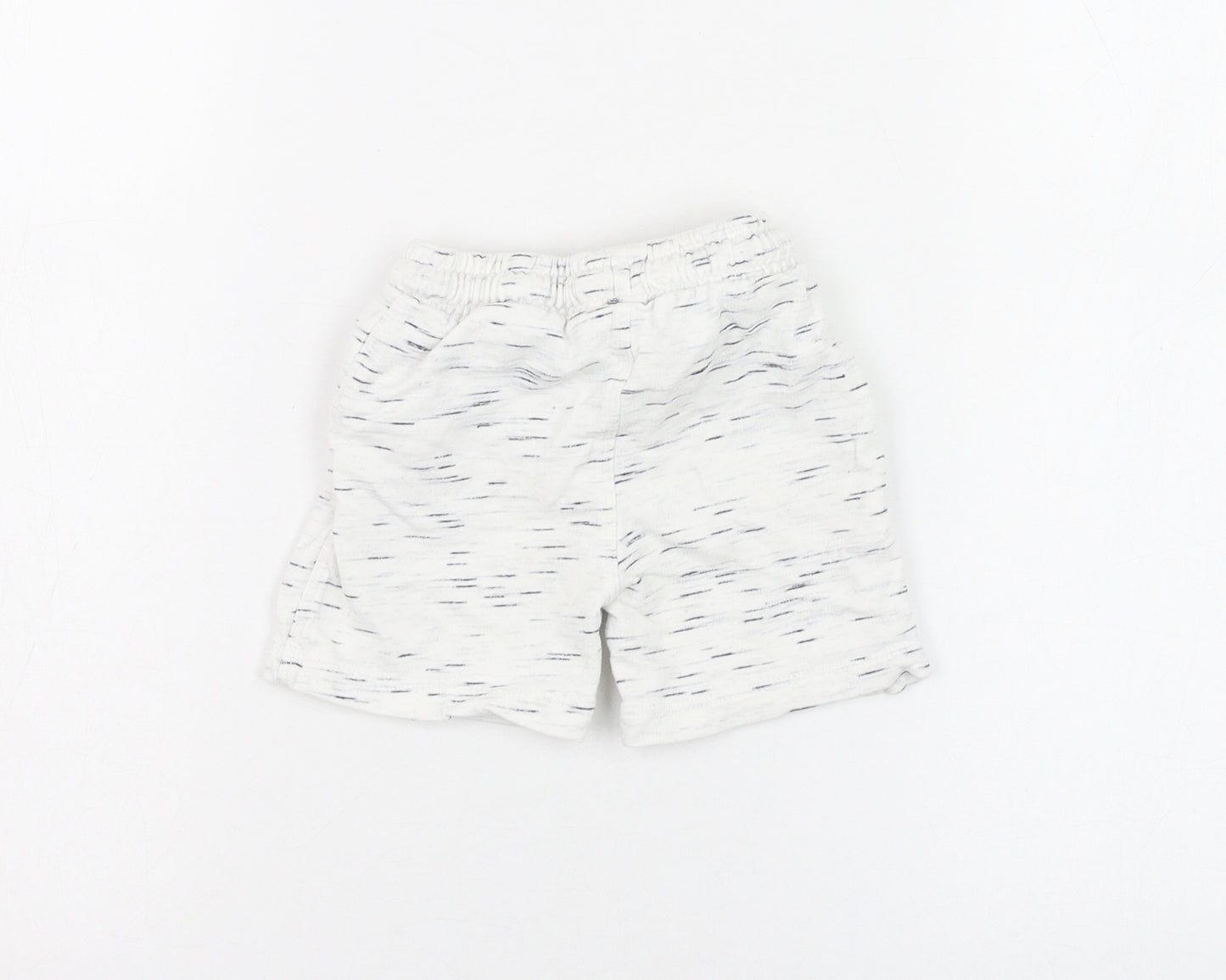 Matalan Boys Ivory  Cotton Cropped Trousers Size 12-18 Months  Pullover