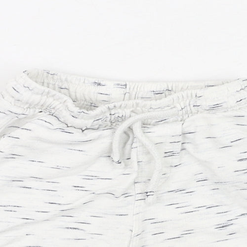 Matalan Boys Ivory  Cotton Cropped Trousers Size 12-18 Months  Pullover