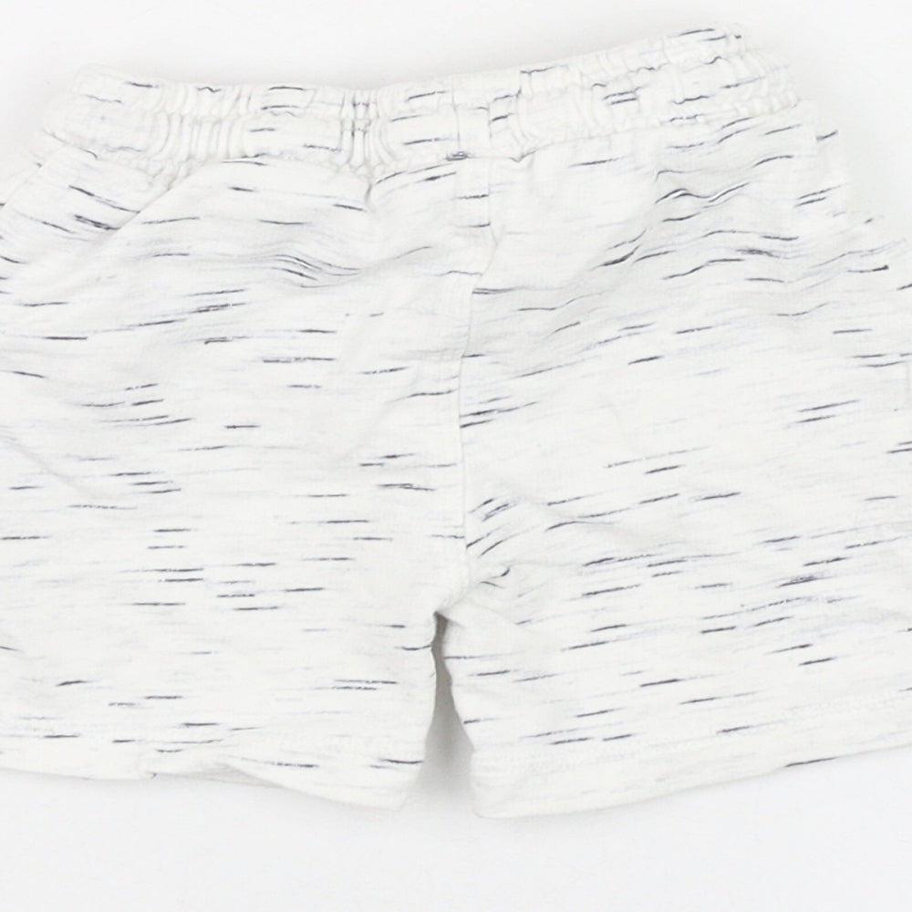 Matalan Boys Ivory  Cotton Cropped Trousers Size 12-18 Months  Pullover