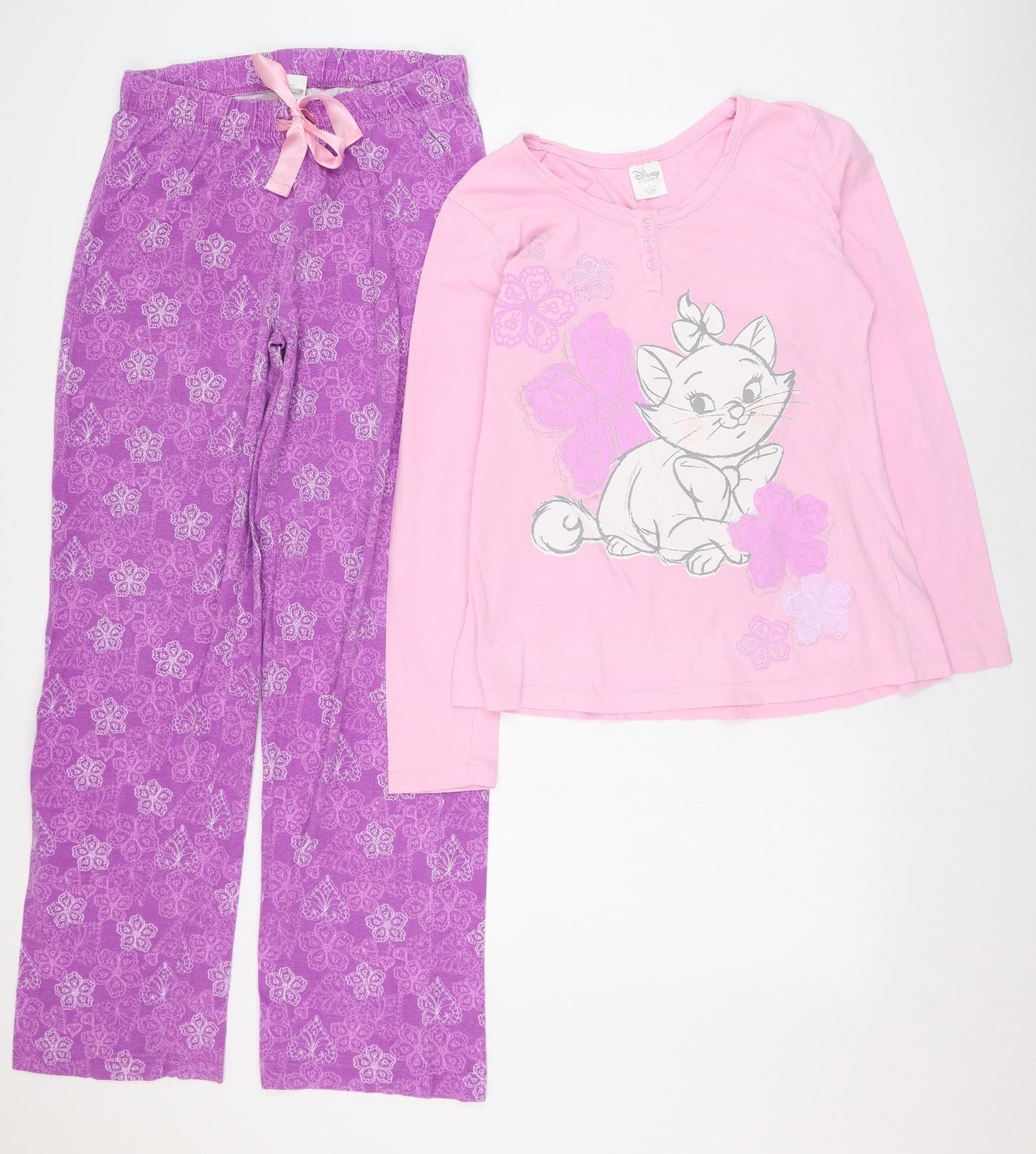 Disney Womens Purple  Cotton Top Pyjama Set Size S   - Aristocats, Disney