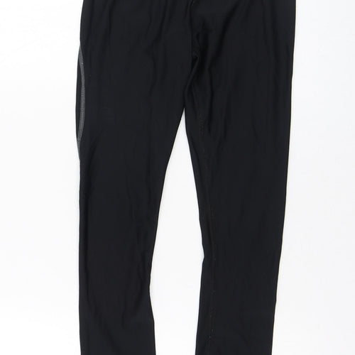Preworn Girls Black  Polyamide Jogger Trousers Size 12 Years  Regular  - Leggings