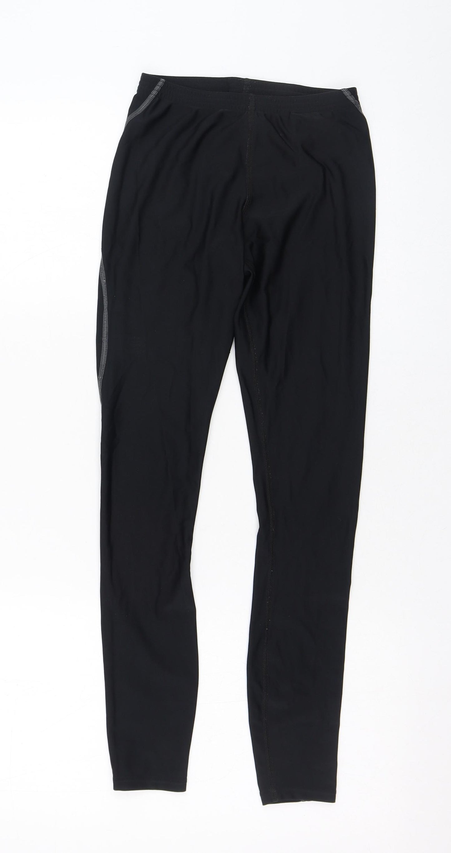 Preworn Girls Black  Polyamide Jogger Trousers Size 12 Years  Regular  - Leggings