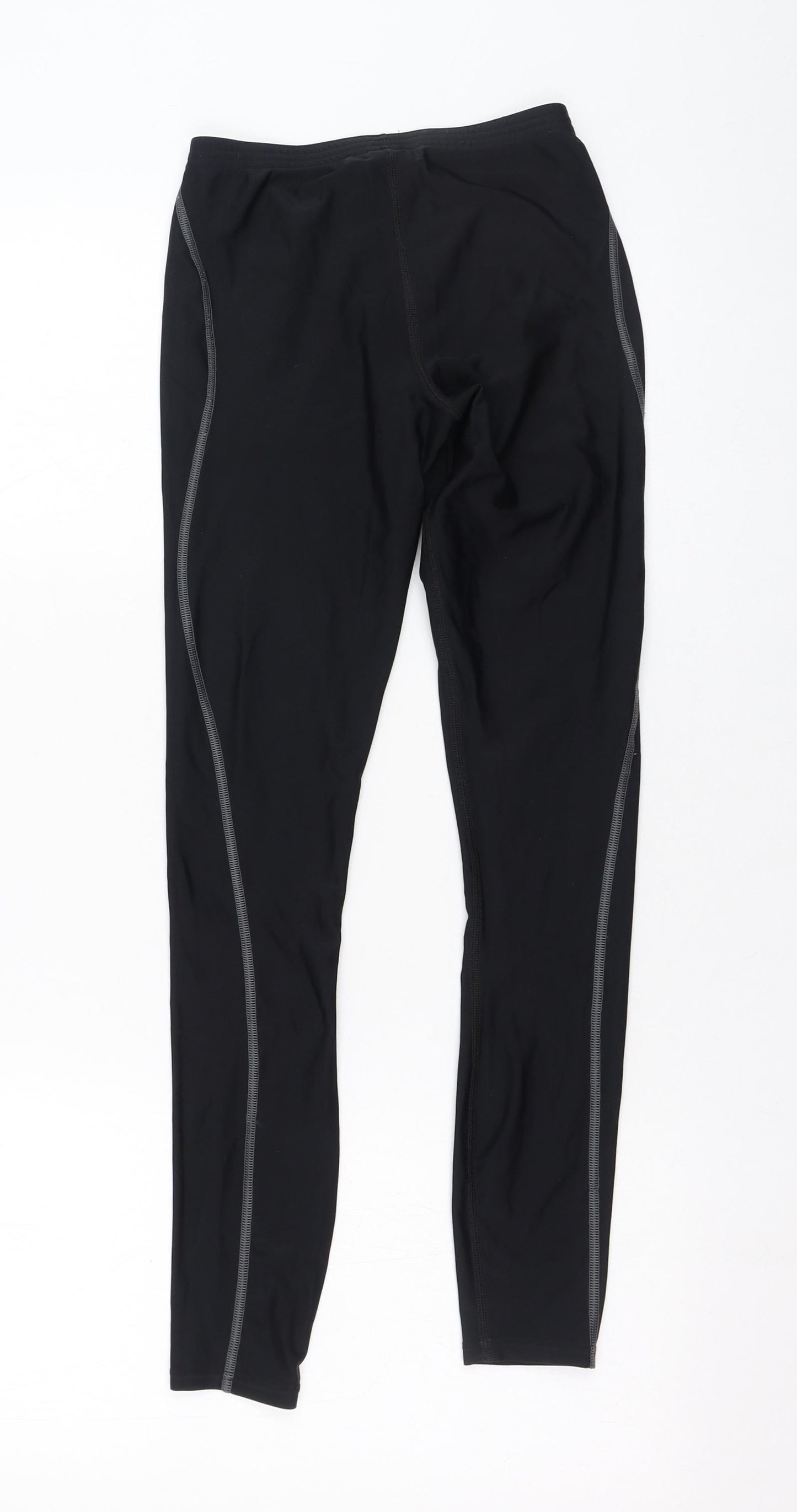 Preworn Girls Black  Polyamide Jogger Trousers Size 12 Years  Regular  - Leggings