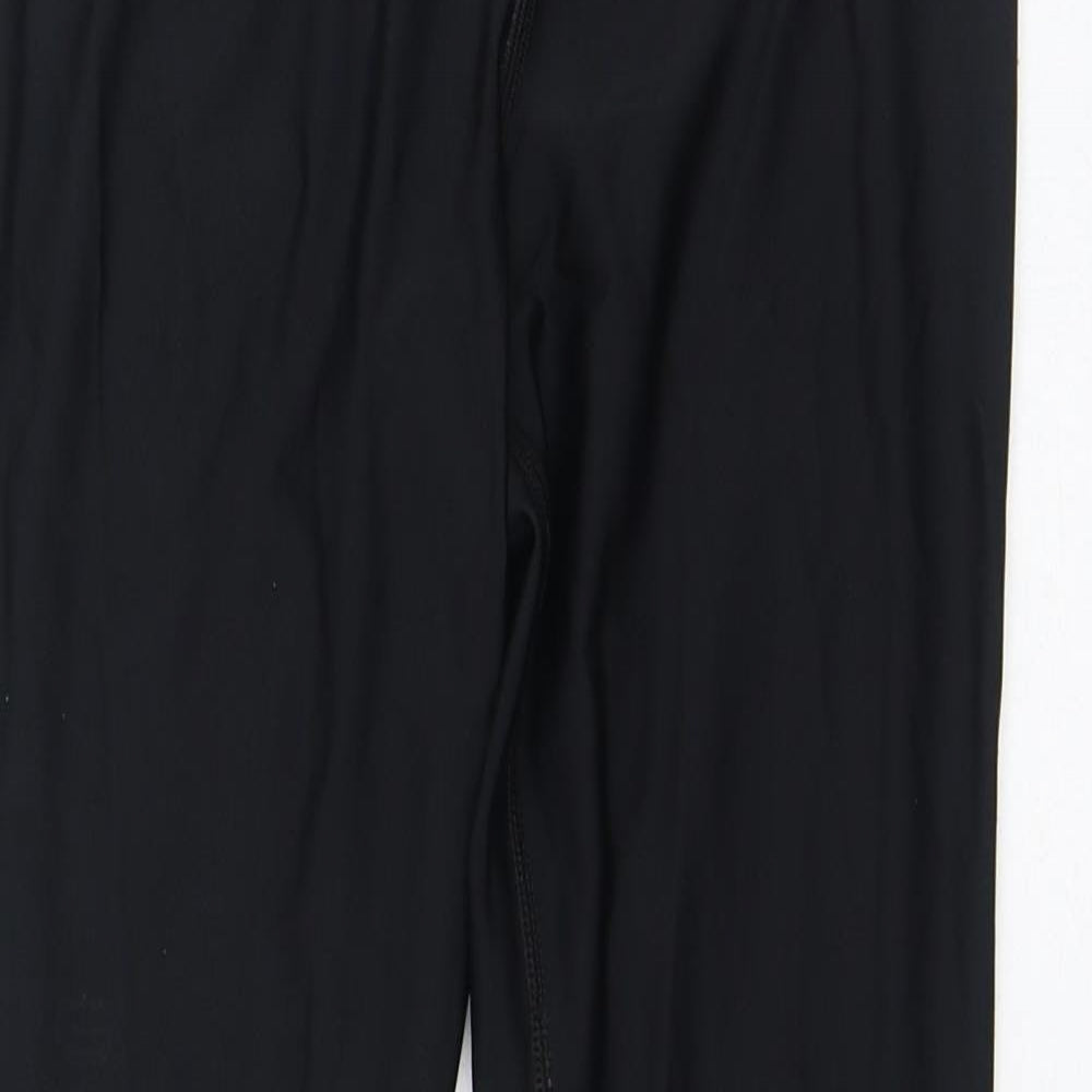 Preworn Girls Black  Polyamide Jogger Trousers Size 12 Years  Regular  - Leggings
