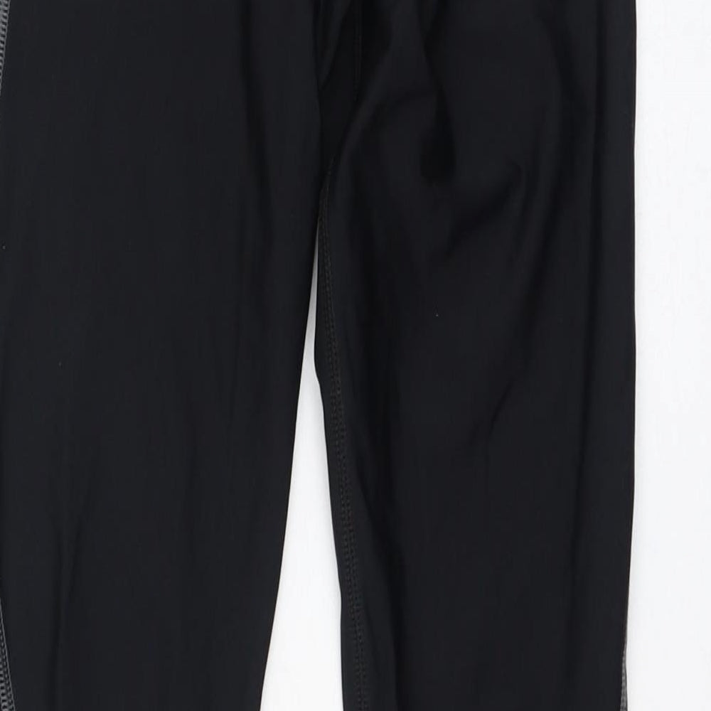 Preworn Girls Black  Polyamide Jogger Trousers Size 12 Years  Regular  - Leggings