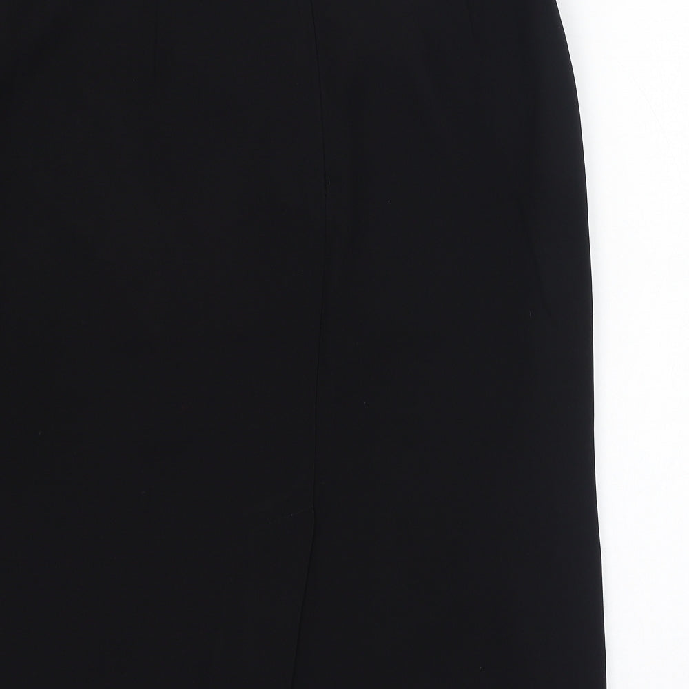 Berkertex Womens Black  Polyester Straight & Pencil Skirt Size 14   Zip