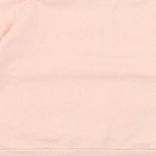 Zara Girls Pink  Cotton Pullover Sweatshirt Size 4-5 Years  Pullover