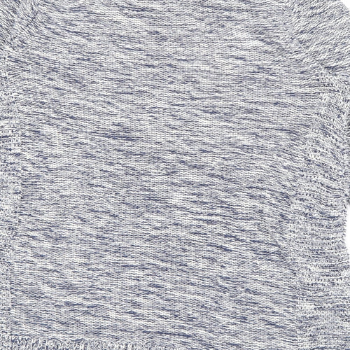 Wallis Womens Blue Boat Neck  Acrylic Pullover Jumper Size S