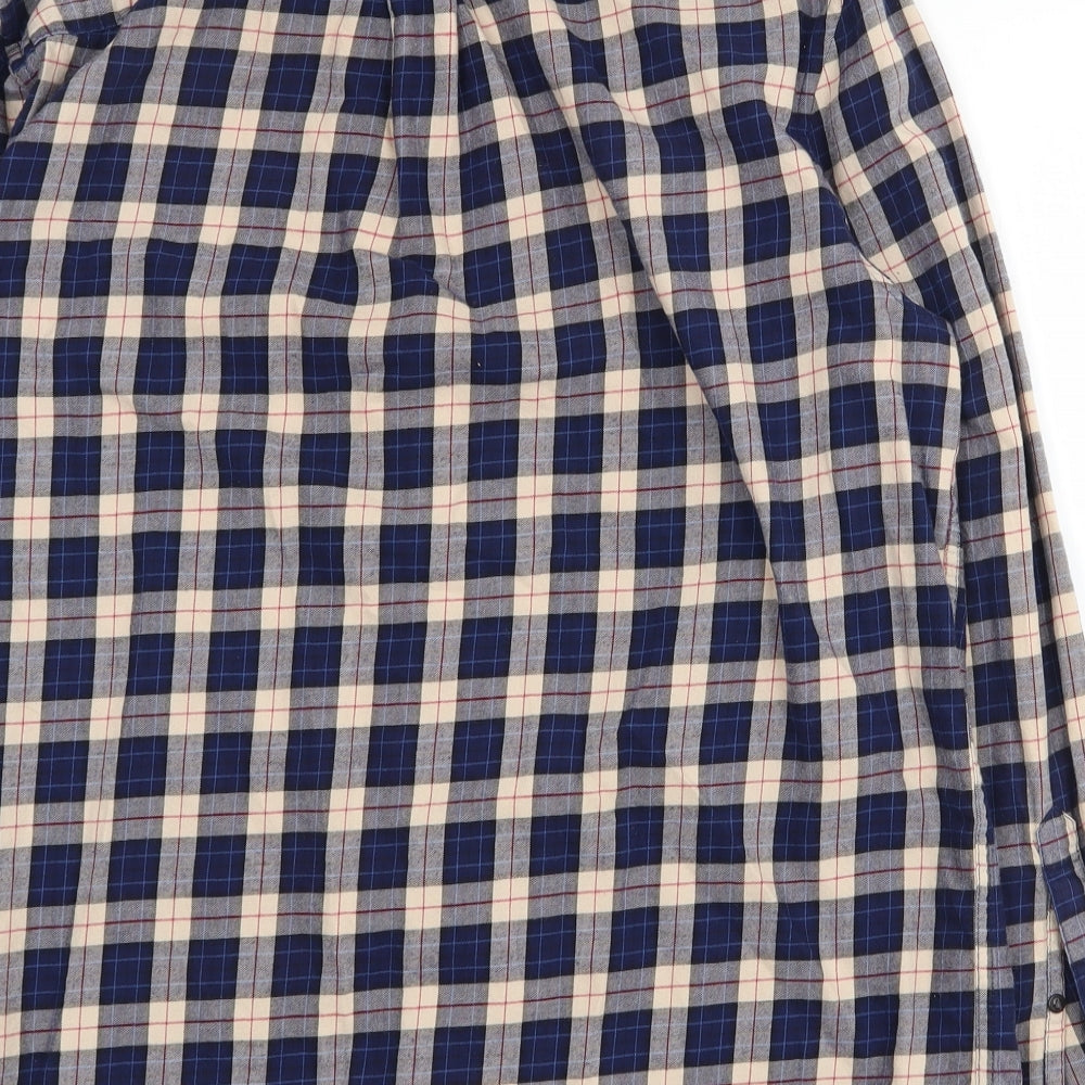 Farah Mens Multicoloured Plaid Cotton  Button-Up Size XL Collared Buckle