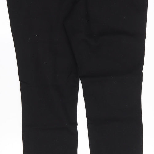NEXT Womens Black  Modal Jegging Jeans Size 16 L29.5 in Regular Zip