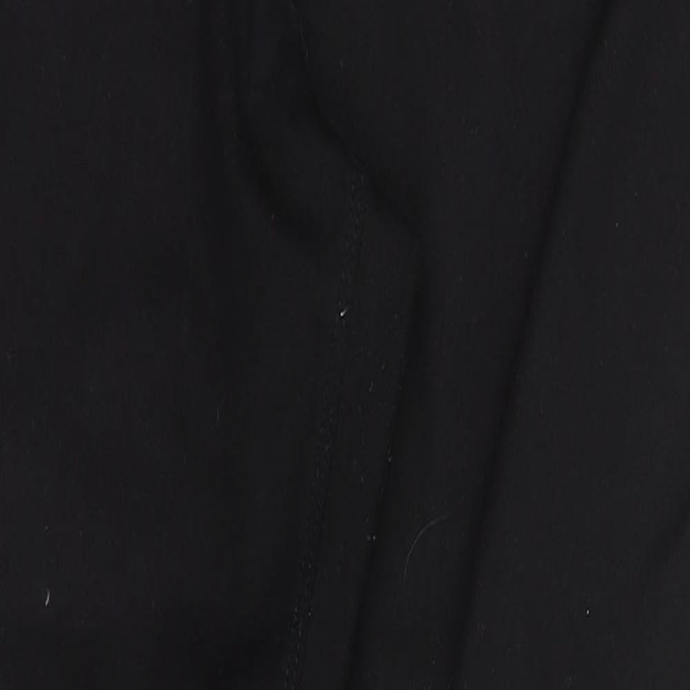 NEXT Womens Black  Modal Jegging Jeans Size 16 L29.5 in Regular Zip