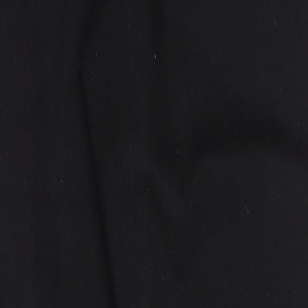 NEXT Womens Black  Modal Jegging Jeans Size 16 L29.5 in Regular Zip