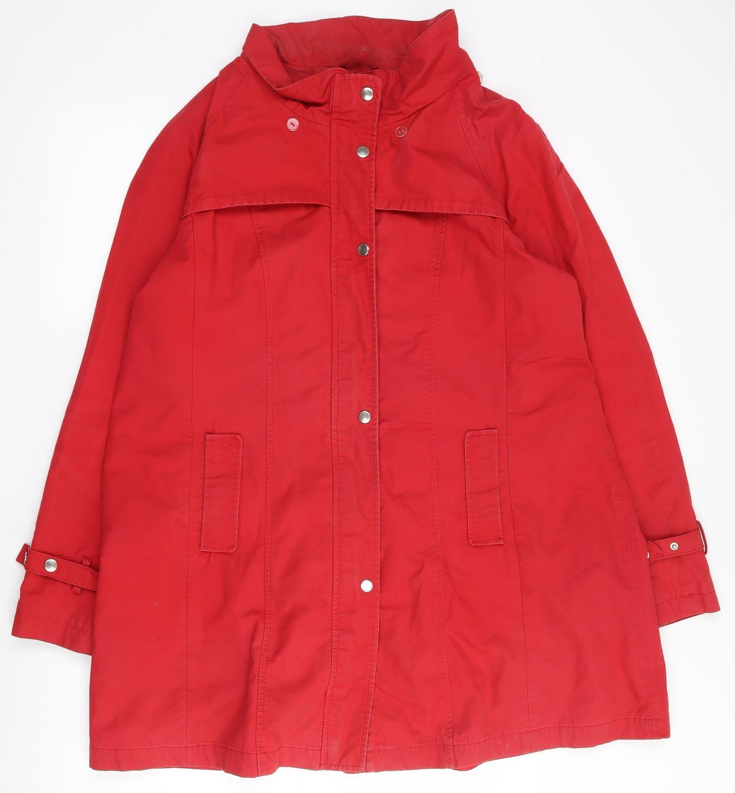 Gerard Womens Red   Gilet Coat Size 22  Zip