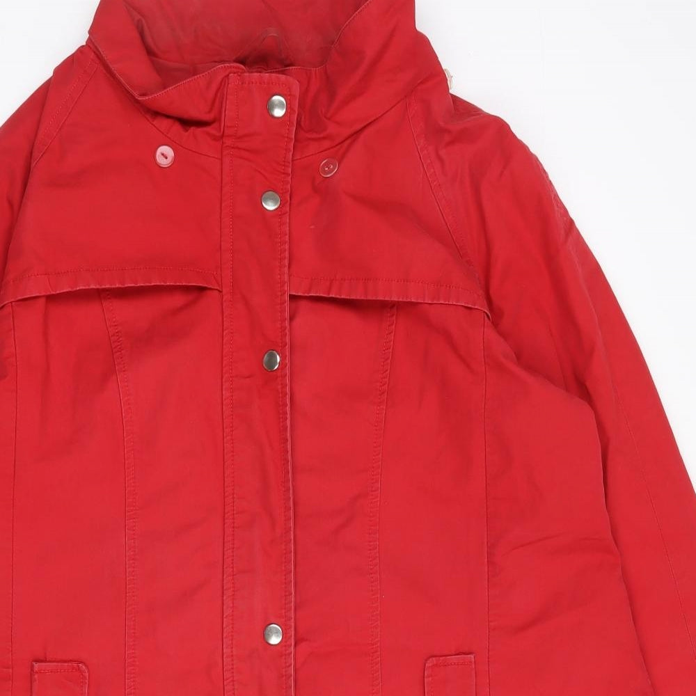 Gerard Womens Red   Gilet Coat Size 22  Zip