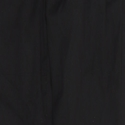 1880 Club Mens Black  Polyester Trousers  Size 32 in L30 in Regular Zip - Teflon