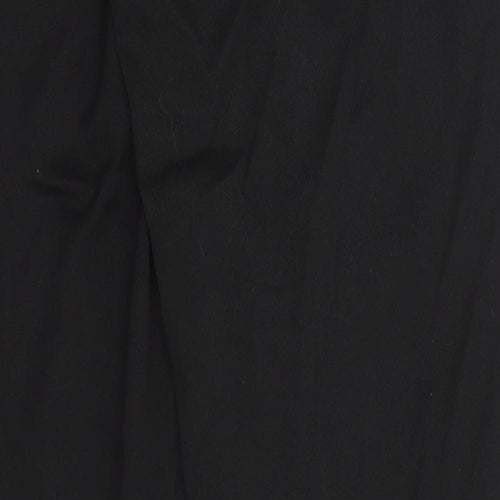 1880 Club Mens Black  Polyester Trousers  Size 32 in L30 in Regular Zip - Teflon
