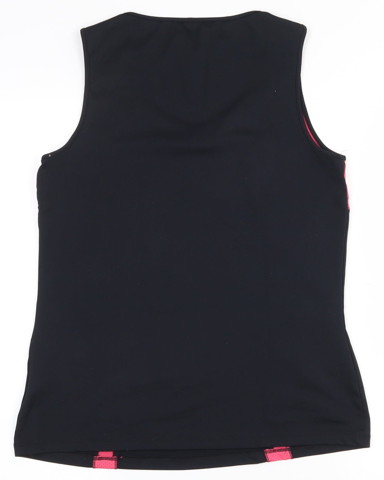 Marks and Spencer Womens Black  Polyester Pullover Tank Size 16 Scoop Neck Pullover