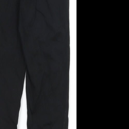 Studio Boys Black  100% Cotton Jogger Trousers Size 6-7 Years  Regular Drawstring