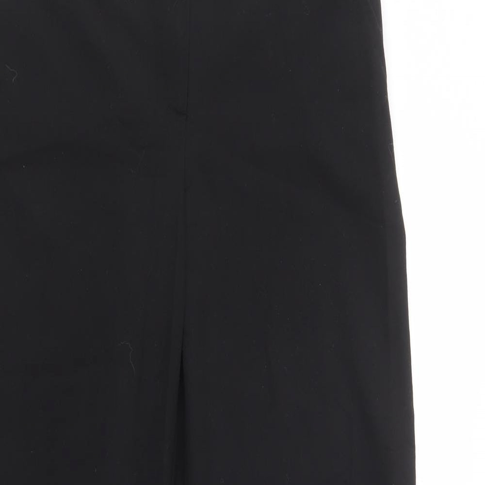 NEXT Womens Black  Polyester Dress Pants Trousers Size 10 L32 in Regular Button