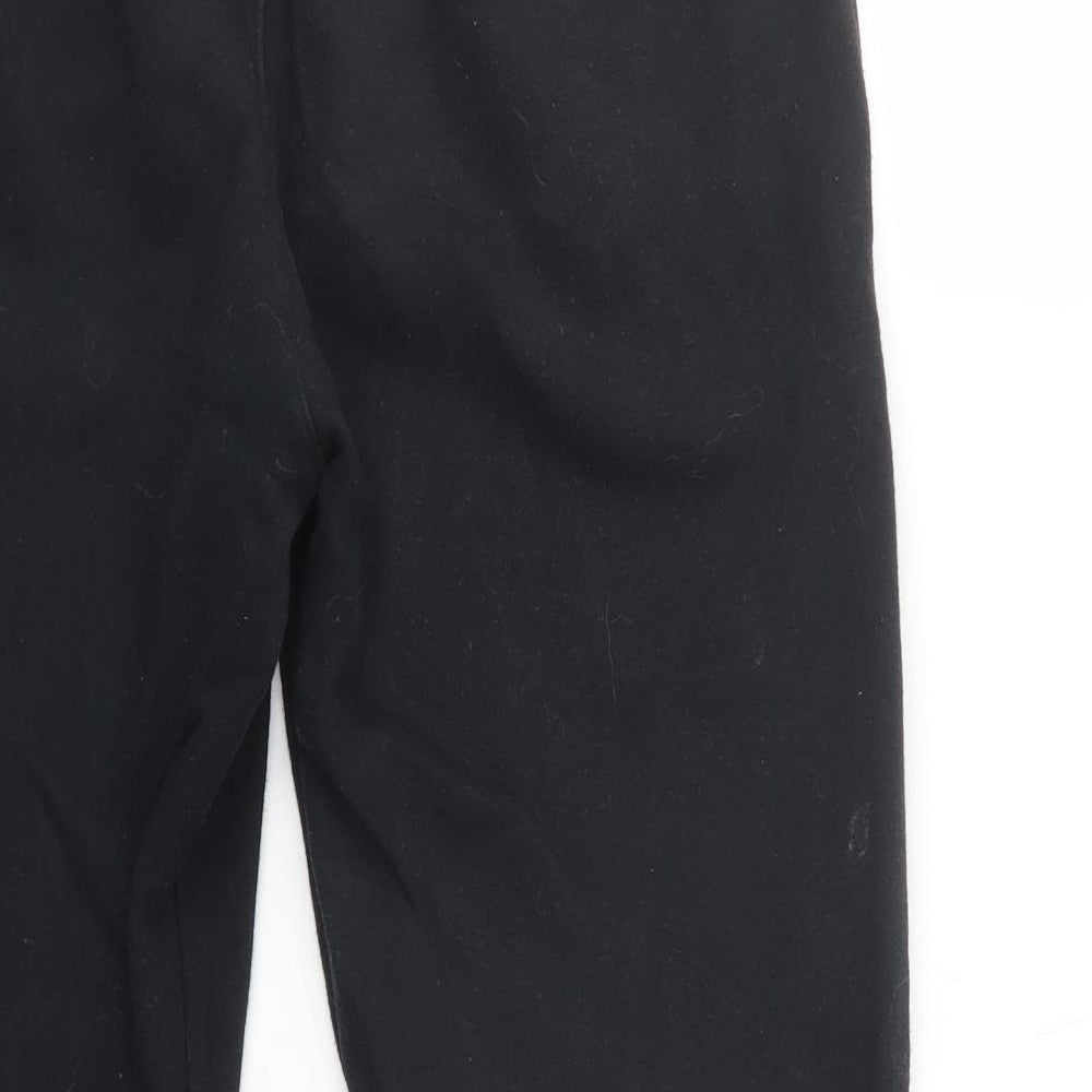 Nike Mens Black  Cotton Jogger Trousers Size M L29 in Regular Drawstring