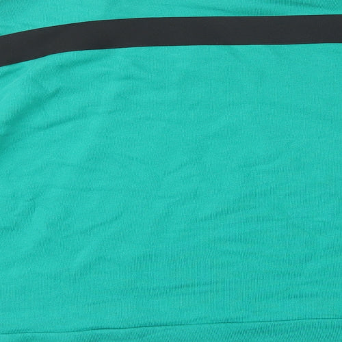 Cameo Rose Womens Green  Cotton Pullover Sweatshirt Size L  Pullover - Free Strong