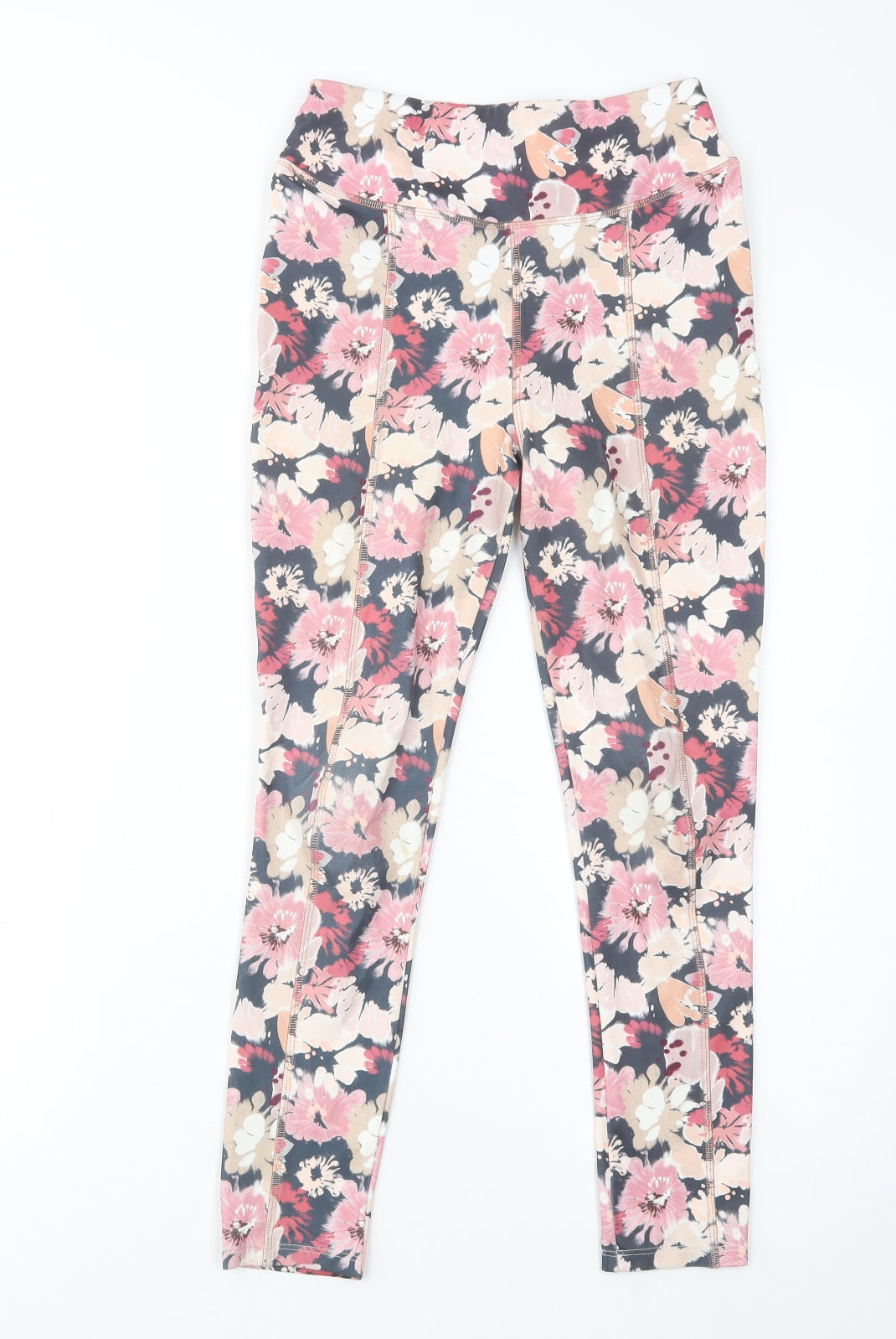 NEXT Girls Pink Floral Polyester Jogger Trousers Size 11 Years  Regular  - Leggings
