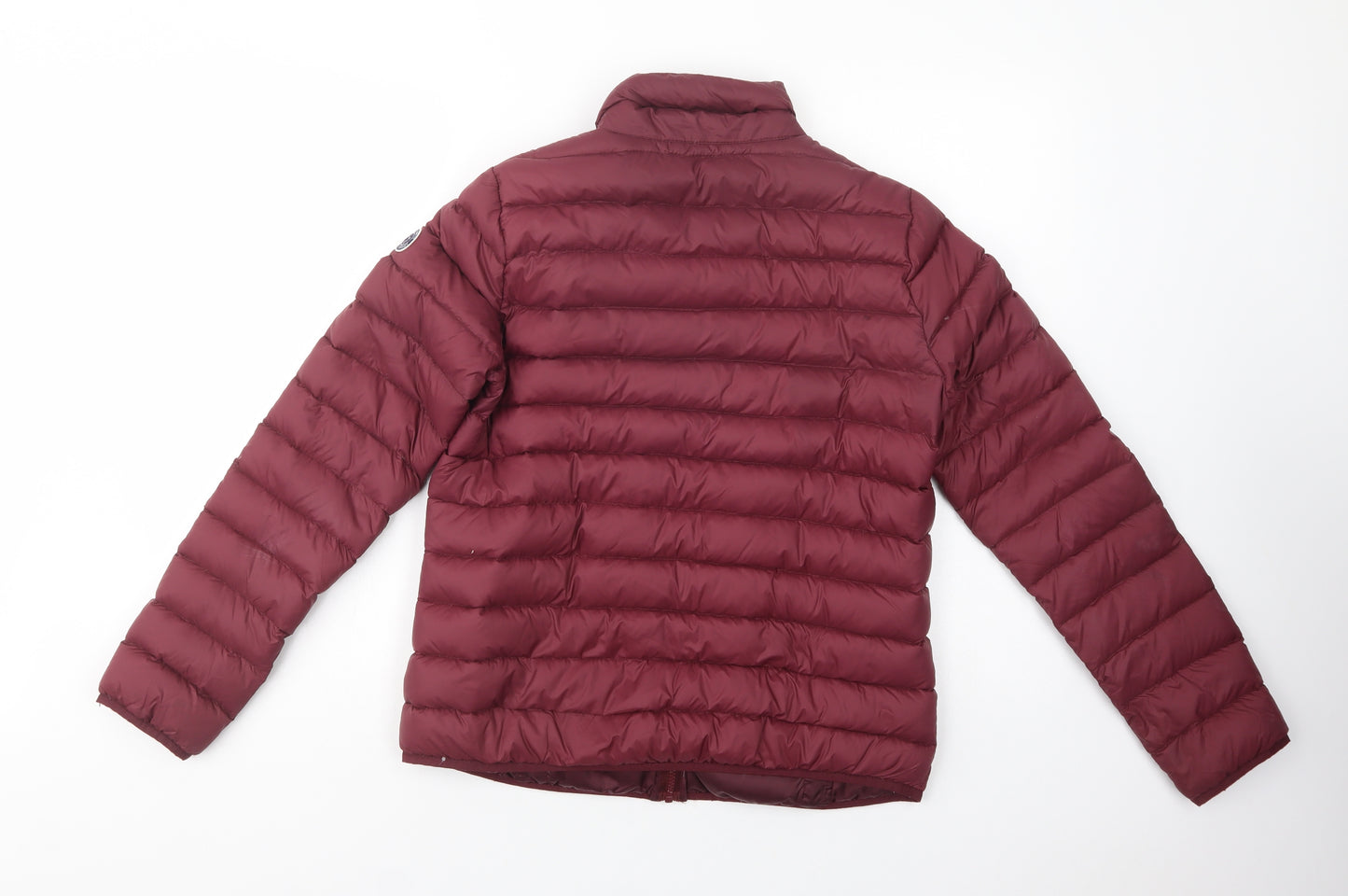 Abercrombie & Fitch Womens Purple   Puffer Jacket Jacket Size L  Zip