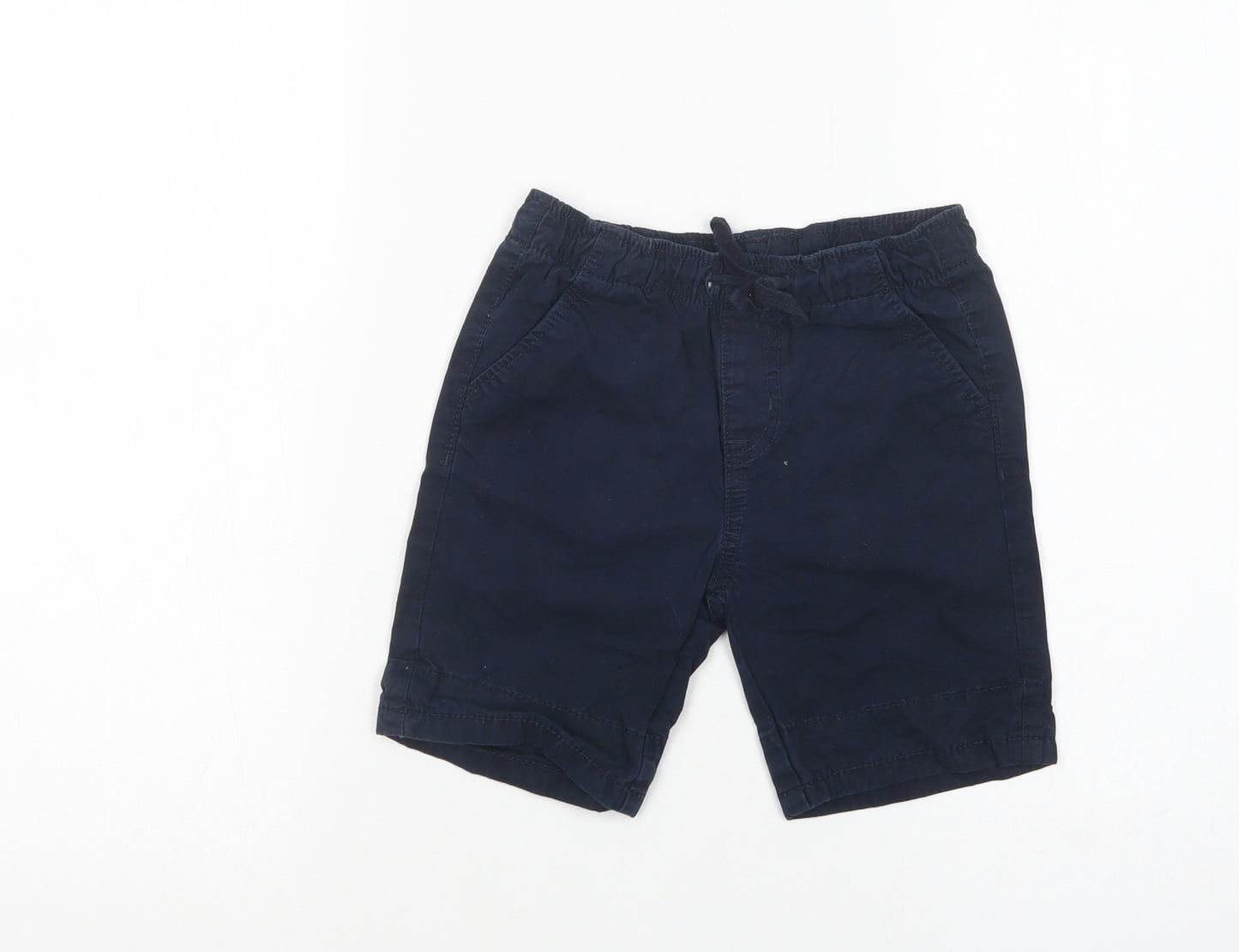 Urban Rascals Boys Blue  Cotton Chino Shorts Size 4-5 Years  Regular Drawstring