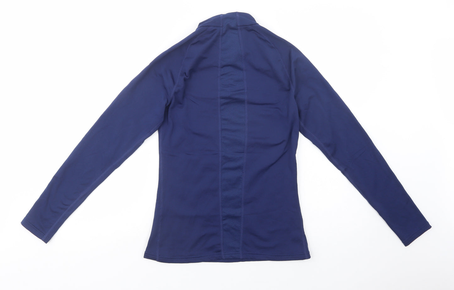 DECATHLON Womens Blue  Polyester Pullover Sweatshirt Size M  Zip