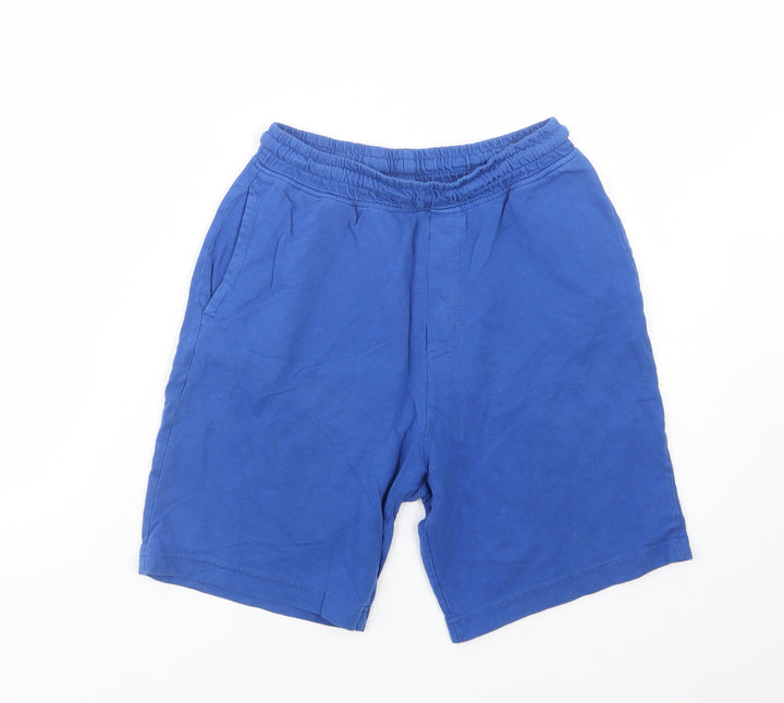 Pep & Co Boys Blue Cotton Sweat Shorts Size 11-12 Years Regular