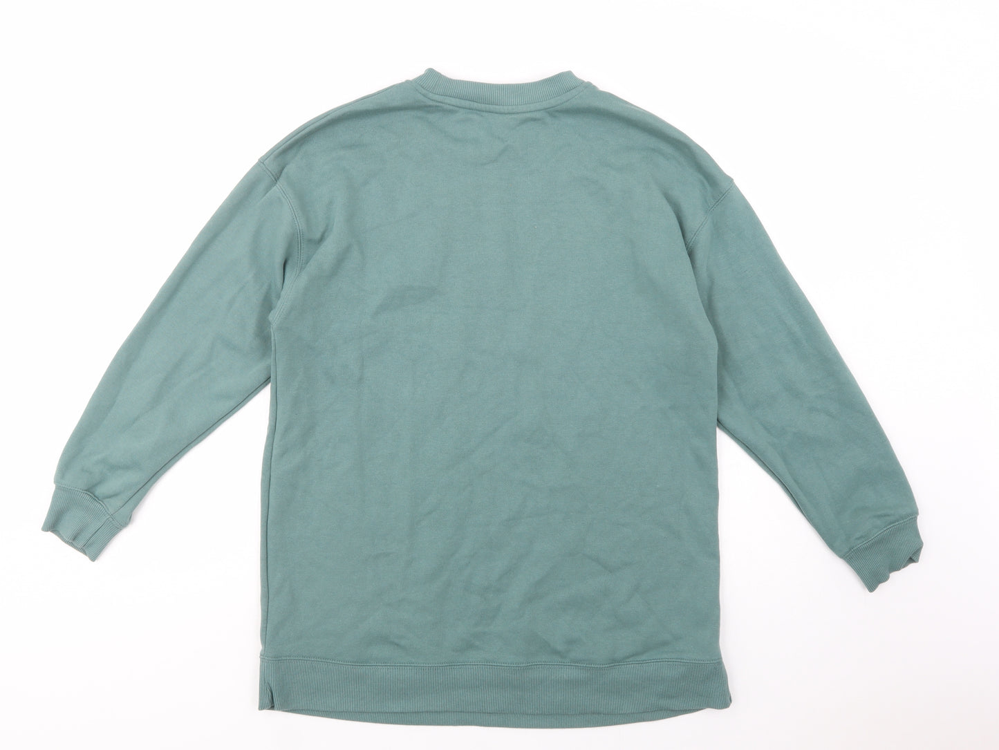 Dunnes Stores Mens Green  Cotton Pullover Sweatshirt Size S