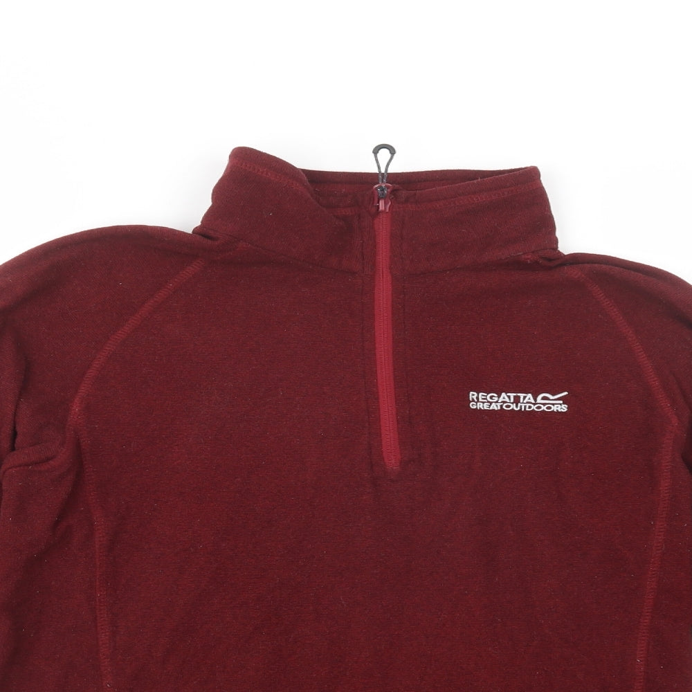 Regatta Mens Red  Polyester Pullover Sweatshirt Size S