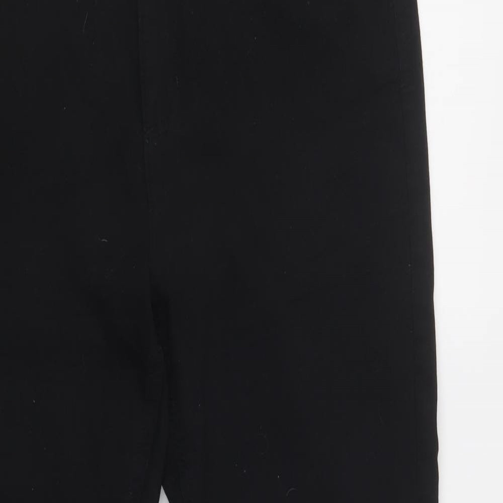 Marks and Spencer Womens Black  Cotton Skinny Jeans Size 16 L29 in Regular Button