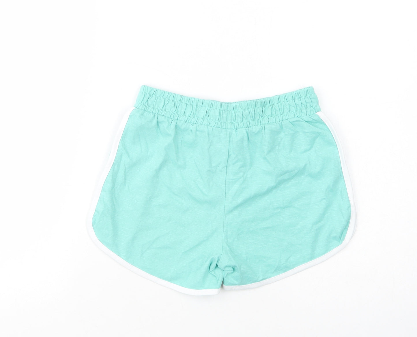 TU Girls Green  Cotton Sweat Shorts Size 11 Years  Regular Drawstring