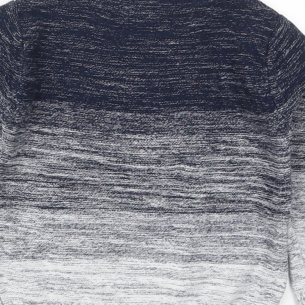 George Boys Blue Crew Neck  Cotton Pullover Jumper Size 5 Years  Pullover