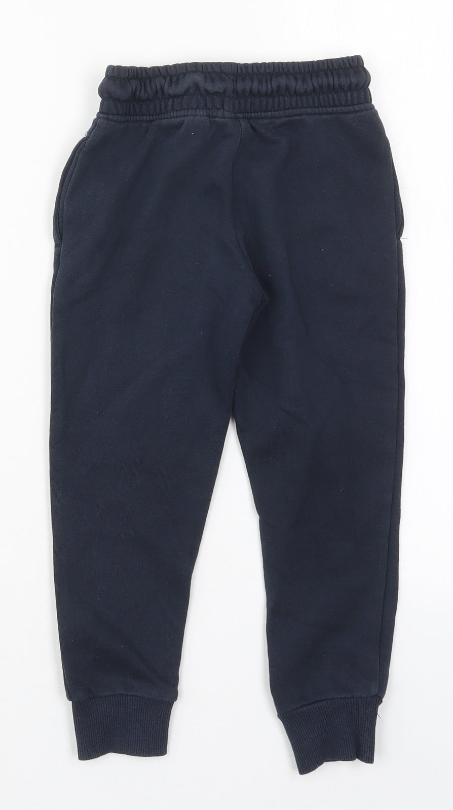 Dunnes Boys Blue  Cotton Sweatpants Trousers Size 4 Years  Regular Drawstring