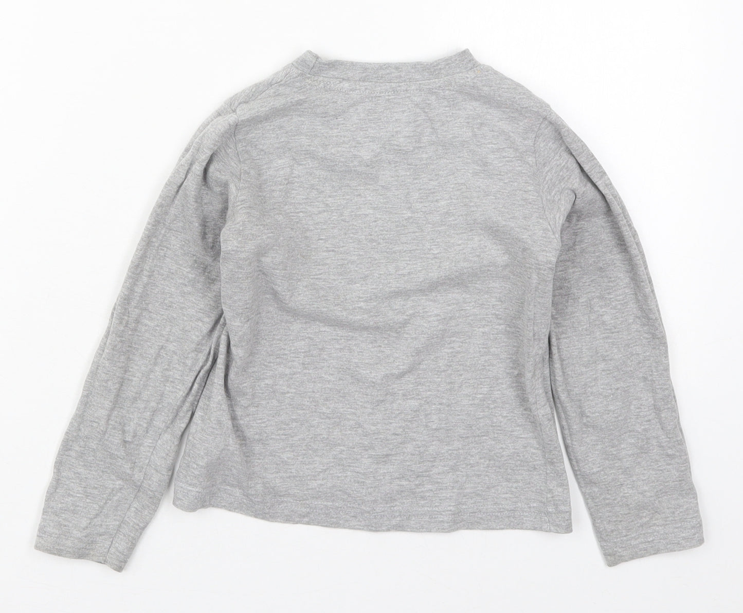 Primark Boys Grey  Cotton Basic T-Shirt Size 4-5 Years Crew Neck Pullover - Batman Force of Good
